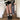 BLACK PLATFORM SHOES WITH STRIPED LACES FOR WOMEN