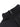 BLACK PUFFER JACKET WITH WHITE LOGO - TRENDY CASUAL OUTERWEAR