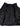 BLACK PUFFER JACKET WITH WHITE LOGO - TRENDY CASUAL OUTERWEAR