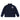 BLACK PUFFER JACKET WITH WHITE LOGO - TRENDY CASUAL OUTERWEAR