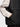 BLACK PUFFER VEST WITH WHITE TRIM QUICK-DRY COTTON BODYWARMER