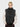 BLACK PUFFER VEST WITH WHITE TRIM QUICK-DRY COTTON BODYWARMER