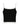BLACK RIBBED TANK TOP WITH WHITE LACE TRIM - CONTRAST BLACK CAMI