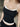 BLACK RIBBED TANK TOP WITH WHITE LACE TRIM - CONTRAST BLACK CAMI