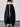 BLACK RUFFLE PANTS LONG LENGTH WIDE LEG