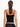 BLACK SCALLOPED CAMISOLE TOP FOR CASUAL VINTAGE STYLING WITH TIGHT SLEEVES