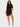 BLACK SHEER COVER-UP DRESS WITH SPANDEX BLENDED STRETCH FOR PERFECT FIT
