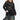 BLACK SHEER STAR-PATTERNED TOP FOR WOMEN
