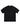BLACK SHORT SLEEVE T-SHIRT WITH TEXT - CHIC ROUND COLLAR DESIGN
