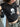 BLACK SKULL PRINTED T-SHIRT - SLIM FIT ROUND NECK SHORT Y2K STYLE