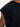 BLACK SLEEVELESS SHIRT WITH CREW NECK FOR CASUAL RUNNING