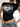 BLACK SLIM FIT T-SHIRT WITH Y2K HEART PRINT GRAPHIC
