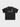 BLACK SOCCER JERSEY WITH STAR ACCENTS - GANYOU VINTAGE FOOTBALL TEE