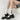 BLACK SOCKS WITH PINK BOWS SET FOR GIRLS