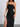 BLACK SPAGHETTI STRAP DRESS SOLID COLOR SPRING SUMMER