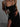 BLACK SPAGHETTI STRAP DRESS SOLID COLOR SPRING SUMMER