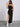 BLACK SPAGHETTI STRAP DRESS SOLID COLOR SPRING SUMMER