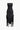 BLACK STRAPLESS MIDI DRESS WITH RUFFLES FOR WARM WEATHER AND SPECIAL OCCASIONS