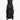 BLACK STRAPLESS MIDI DRESS WITH RUFFLES FOR WARM WEATHER AND SPECIAL OCCASIONS