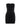 BLACK STRAPLESS MINI DRESS WITH CUT-OUT - SLIM FIT Y2K STYLE