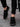 BLACK SUEDE LACE-UP SHOE IN EUROPEAN SIZES FOR ALL-DAY COMFORT