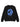 BLACK SWEATSHIRT WITH BLUE FACE GRAPHIC LONG SLEEVE LOOSE FIT