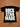 BLACK T-SHIRT WITH ROCK PRINT CREW NECK DESIGN