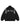 BLACK TRACK JACKET WITH GRAY ACCENTS LONG SLEEVE SPLICED DESIGN