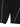 BLACK TRACK PANTS WITH WHITE ACCENTS - LONG PANTS MID WAIST STRAIGHT LEG