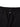 BLACK TRACK PANTS WITH WHITE ACCENTS - LONG PANTS MID WAIST STRAIGHT LEG