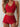 BLACK TWO-PIECE SWIMSUIT: ELASTANE FABRIC WEAVE