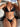 BLACK TWO-PIECE SWIMSUIT FOR ALL BODY SIZES IN NYLON SPANDEX BODY