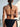 BLACK TWO-PIECE SWIMSUIT FOR ALL BODY SIZES IN NYLON SPANDEX BODY