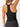 BLACK V-NECK TANK TOP SLIM KNIT CAMISOLE