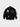 BLACK VARSITY JACKET WITH PATCHES - BASEBALL JACKET BLACK