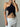 BLACK Y2K HALTER TOP WITH CUTOUTS - BLACK Y2K STAR FASHION STATEMENT