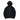 BLACK ZIP-UP HOODIE WITH GOGGLES ON HOOD - HOODIE ZIP WATCHER