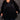 BLACK ZIP-UP HOODIE WITH GOTHIC LETTERING ECLECTIC FUSION HOODIE