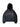 BLACK ZIP-UP HOODIE WITH GOTHIC LETTERING ECLECTIC FUSION HOODIE