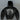 BLACK ZIP-UP HOODIE WITH GRAPHIC - ACTIVE SPORTS HOODIE