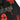 BLACK ZIP-UP HOODIE WITH RED AND SILVER GRAPHICS SWEAT ZIP VAMPIRE
