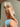 BLUE AND ORANGE BIKINI SET WITH DURABLE FABRIC TEXTURE
