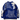 BLUE AND WHITE PATTERNED SWEATER GRAFFITI STAR JUMPER KNIT
