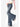 BLUE BUTTERFLY APPLIQUED BELL-BOTTOM JEANS HIGH WAIST FLARE