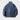 BLUE FLEECE JACKET WITH BLACK GRAPHIC - COMFORTABLE FIT OUTERWEAR