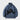 BLUE FLEECE JACKET WITH BLACK GRAPHIC - COMFORTABLE FIT OUTERWEAR
