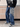 BLUE JEANS WITH UNIQUE DRAGON EMBROIDERY DESIGN - Sweetheart Supplies