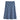 BLUE PLAID A-LINE MIDI SKIRT