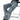 BLUE STAR-PATTERNED WASHED JEANS FOR WOMEN