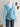 BLUE TIE-FRONT TOP LONG SLEEVE BOW NECKLACES